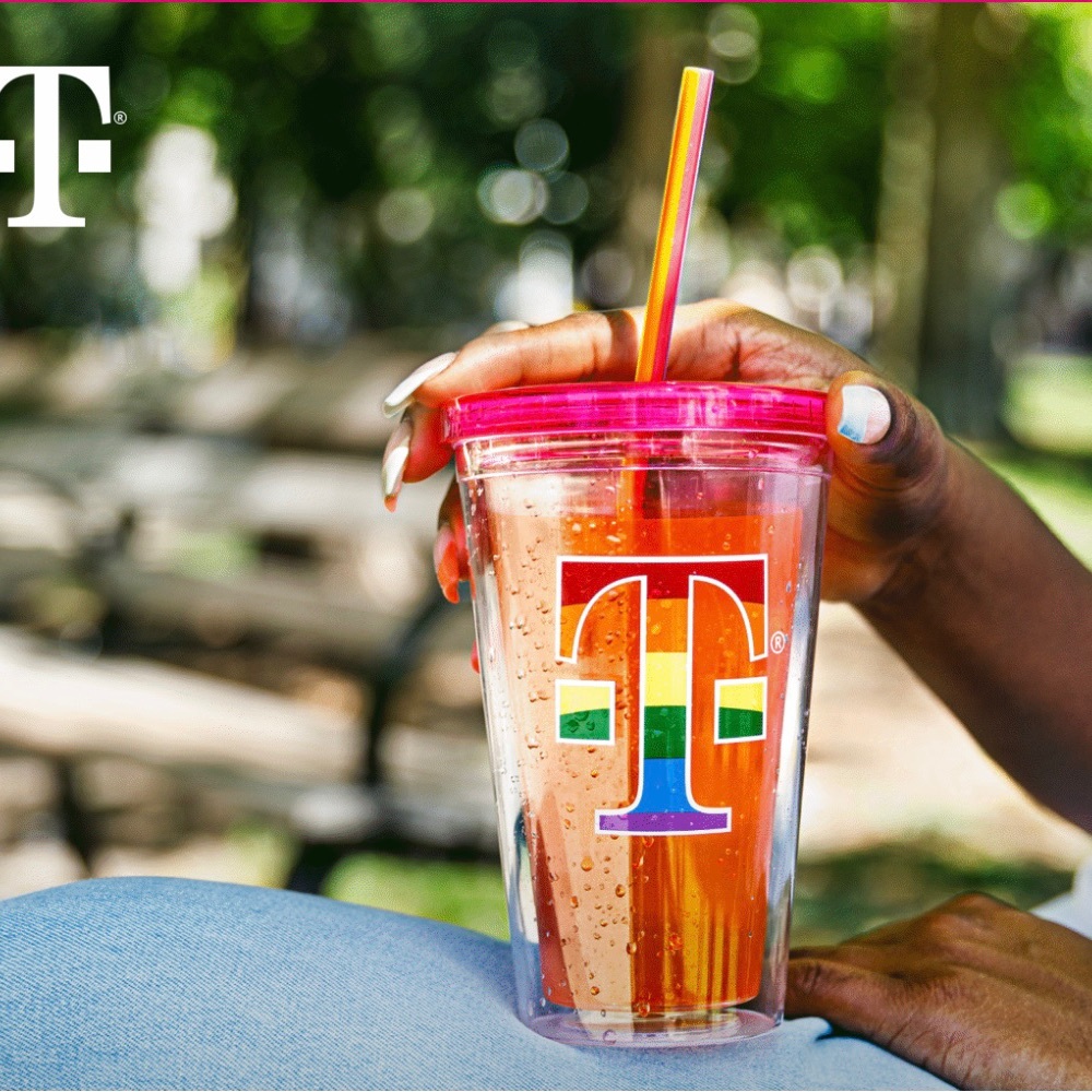 T Mobile Tuesdays Tumbler Pride Month Rainbow New